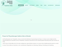 Tablet Screenshot of physio-hoelz.de